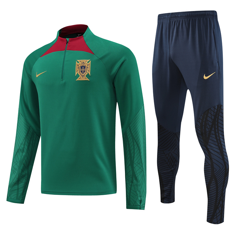 AAA Quality Portugal 22/23 Tracksuit - Green